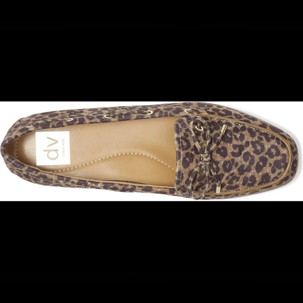 Dolce Vita Animal Print Loafers Size 7.5 - Picture 6 of 11
